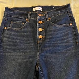 Loft flare crop jeans new without tag